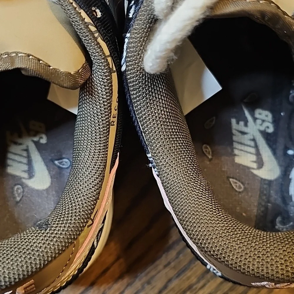 Patchwork Paisley Sneakers in Black and Tan - Picture 15 of 16